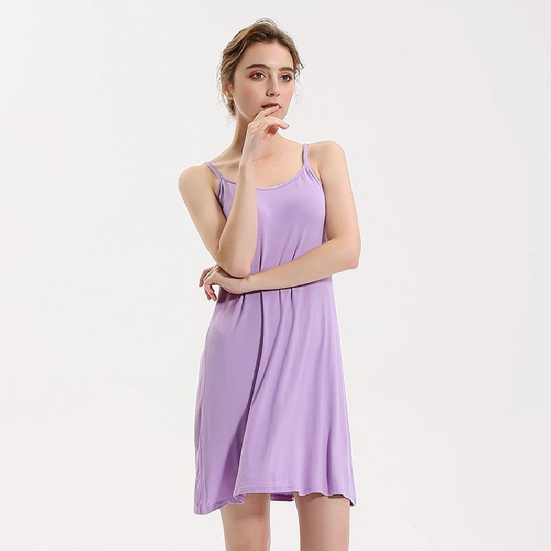Chemise de nuit Jupe mi-longue en Viscose - Ref 3367821