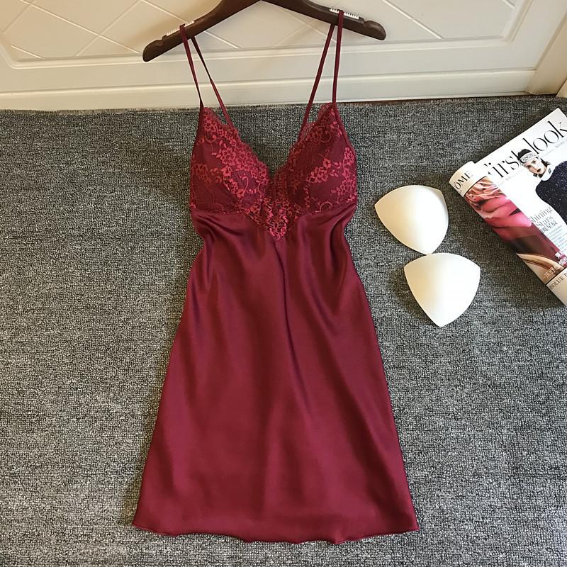 Chemise de nuit Jupe courte en soie - Ref 3368211