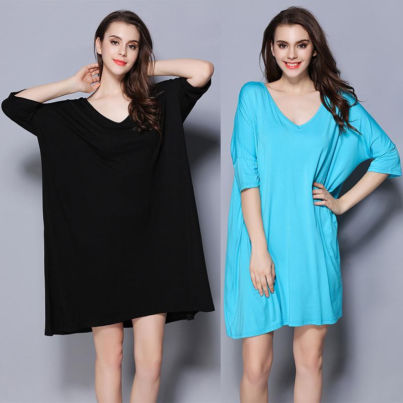 Chemise de nuit Jupe courte en Modal - Ref 3368500