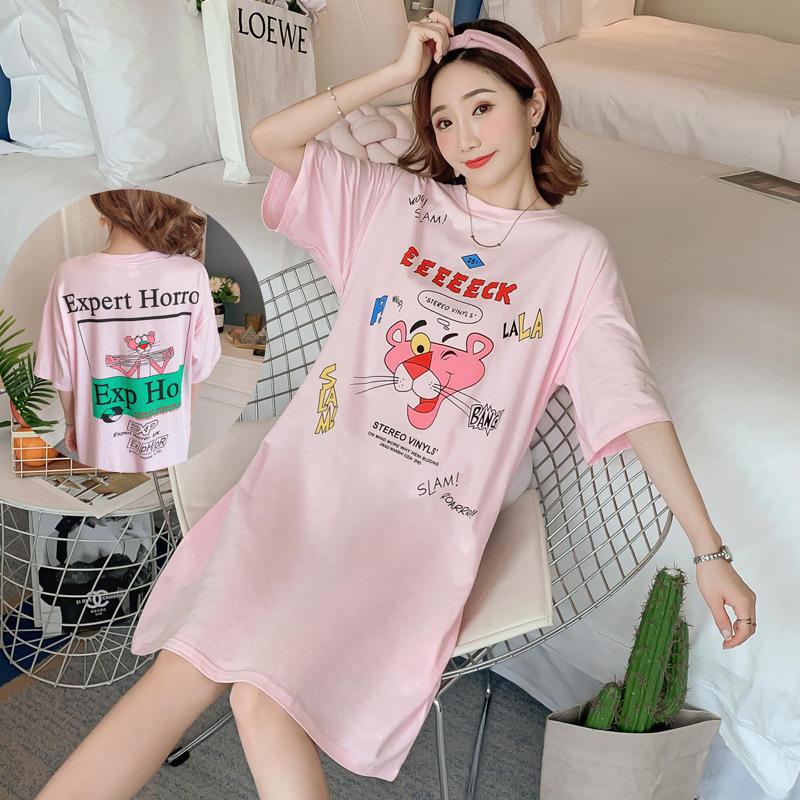 Chemise de nuit Jupe mi-longue en Coton - Ref 3368678