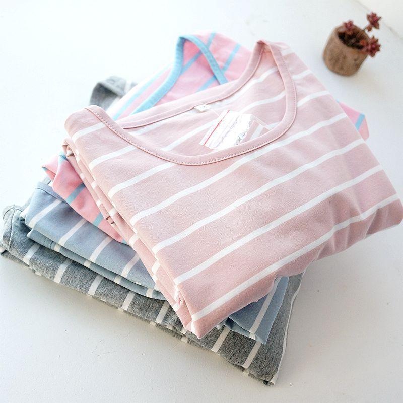 Chemise de nuit Jupe mi-longue HSYL CLOTH en coton tricoté - Ref 3368942