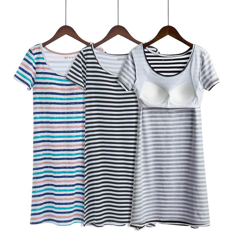 Chemise de nuit Jupe longue WHATDAY en Modal - Ref 3368965