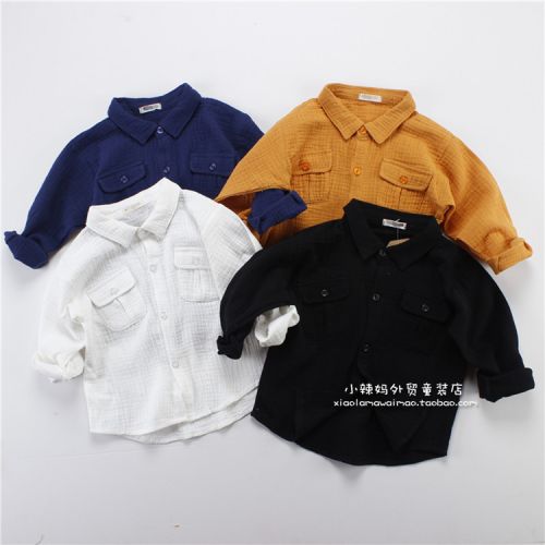 Chemise enfant à manche longue - Ref 2082855