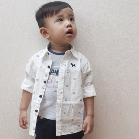 Chemise enfant à manche longue - Ref 2082872