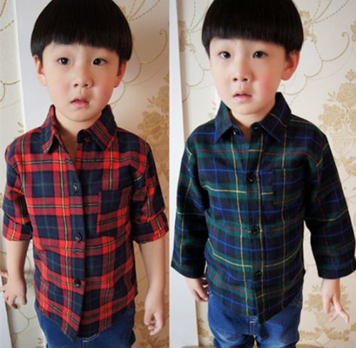 Chemise enfant à manche longue - Ref 2082898