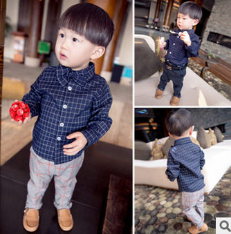 Chemise enfant à manche longue - Ref 2082937