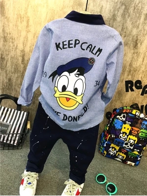 Chemise enfant à manche longue en Toile de coton - Ref 2082942