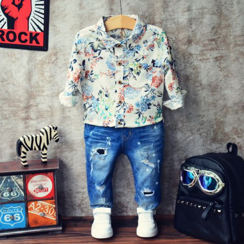 Chemise enfant à manche longue - Ref 2082966