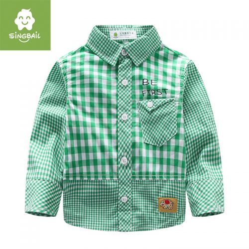 Chemise enfant SINGBAIL à manche longue - Ref 2082968