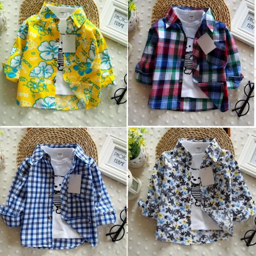 Chemise enfant à manche longue - Ref 2082974