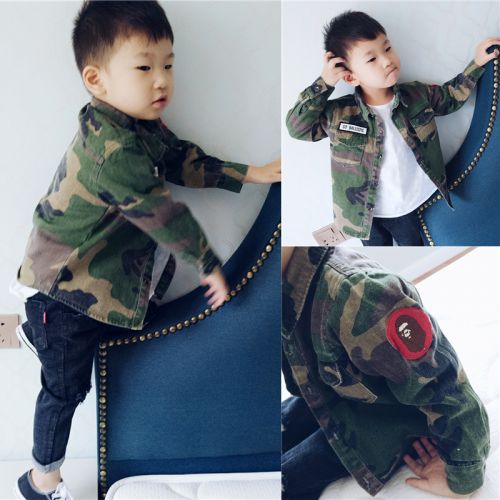 Chemise enfant à manche longue en coton - Ref 2082982
