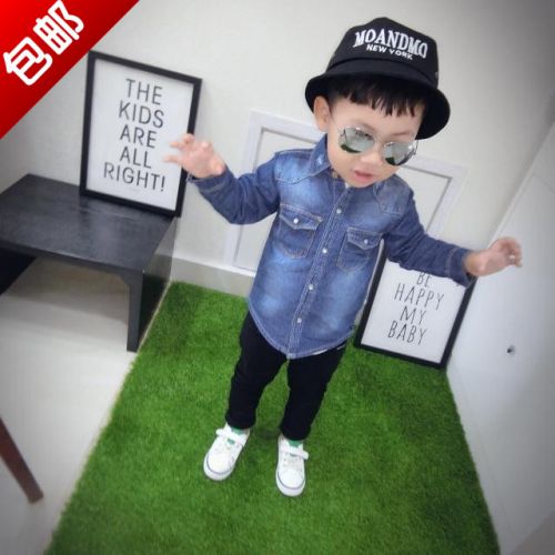 Chemise enfant DDJ BIBI à manche longue en toile - Ref 2082984