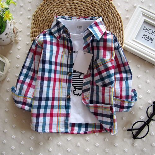 Chemise enfant à manche longue - Ref 2082994
