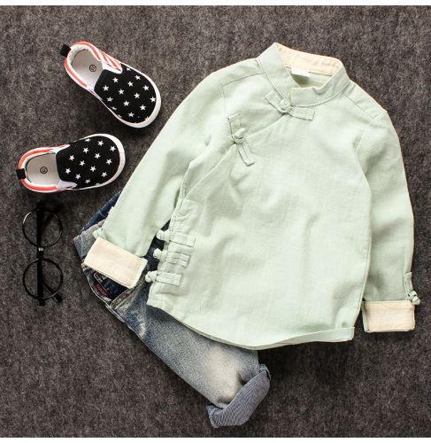 Chemise enfant à manche longue - Ref 2083002