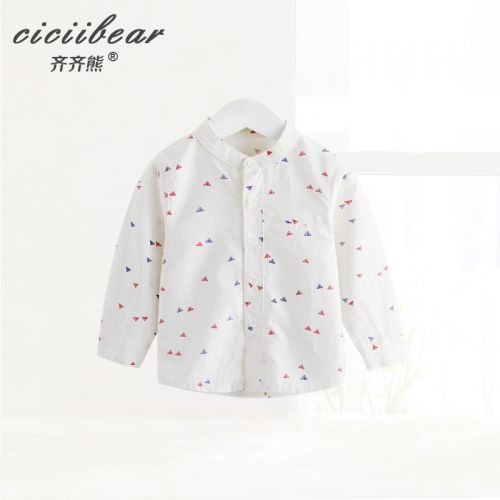 Chemise enfant CICIIBEAR à manche longue en Toile de coton - Ref 2083003