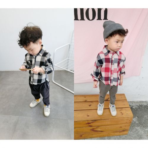 Chemise enfant à manche longue - Ref 2083007