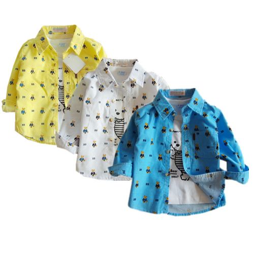 Chemise enfant à manche longue - Ref 2083036