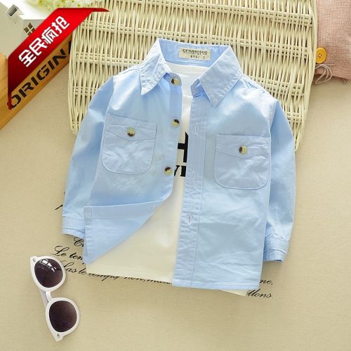 Chemise enfant à manche longue - Ref 2083037