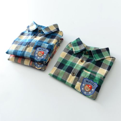 Chemise enfant à manche longue - Ref 2083042