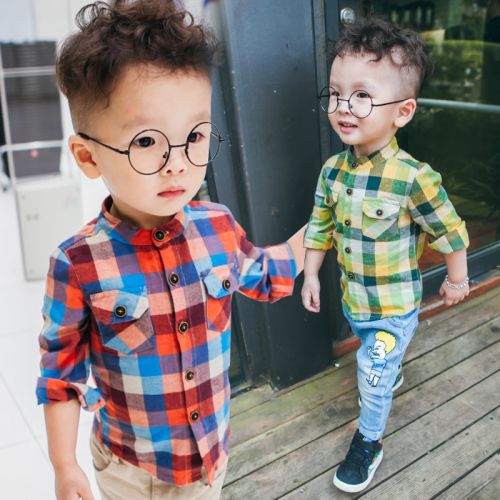 Chemise enfant à manche longue - Ref 2083059