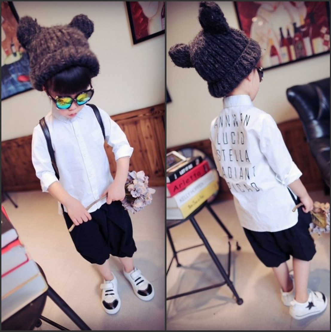 Chemise enfant à manche longue - Ref 2083069