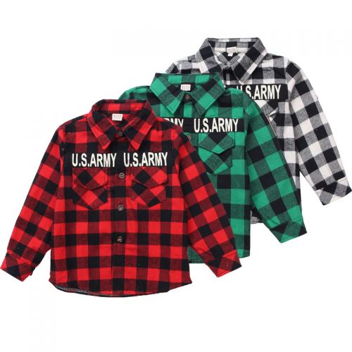 Chemise enfant à manche longue - Ref 2083093