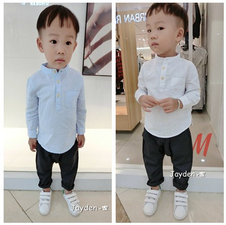 Chemise enfant JAYDEN à manche longue en Fluid Systems - Ref 2083101