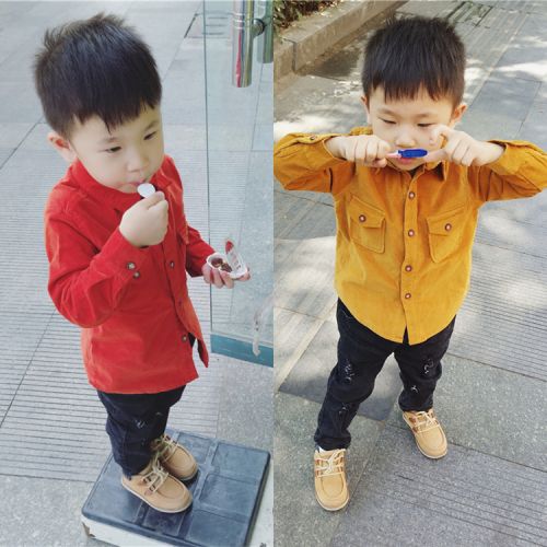 Chemise enfant EZONE à manche longue en coton - Ref 2083109