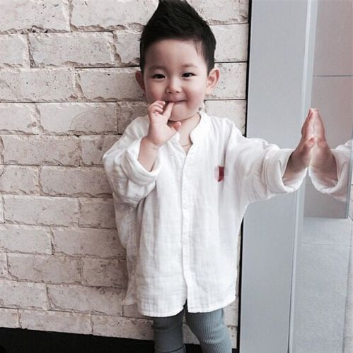 Chemise enfant à manche longue - Ref 2083111