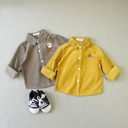 Chemise enfant à manche longue - Ref 2083113