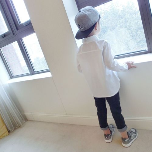 Chemise enfant à manche longue - Ref 2083115
