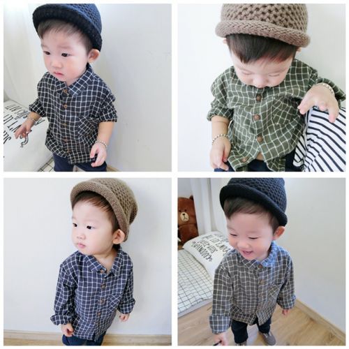 Chemise enfant à manche longue - Ref 2083120