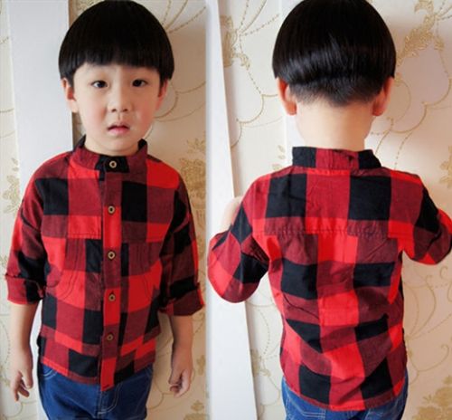 Chemise enfant à manche longue - Ref 2083135