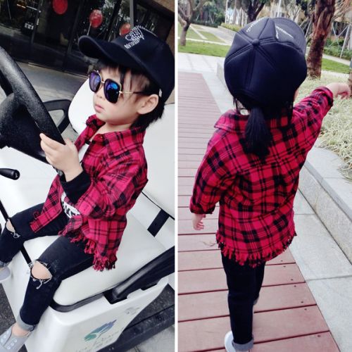 Chemise enfant à manche longue - Ref 2083139
