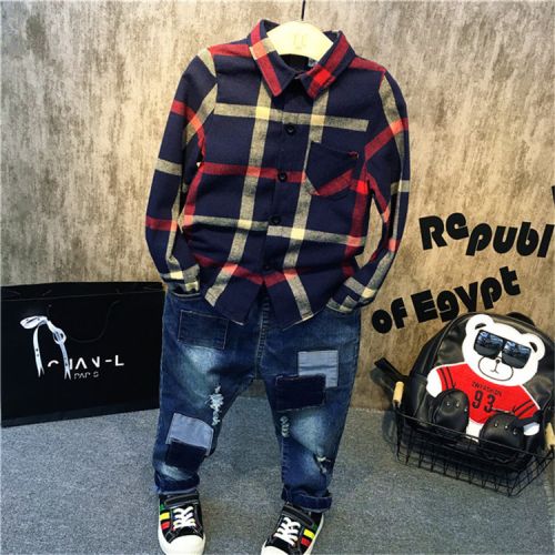 Chemise enfant à manche longue - Ref 2083182