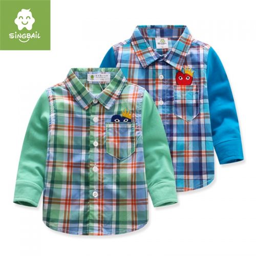Chemise enfant SINGBAIL à manche longue - Ref 2083184