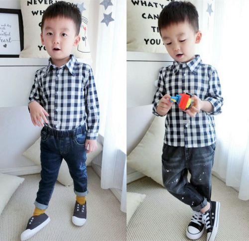 Chemise enfant à manche longue - Ref 2083187
