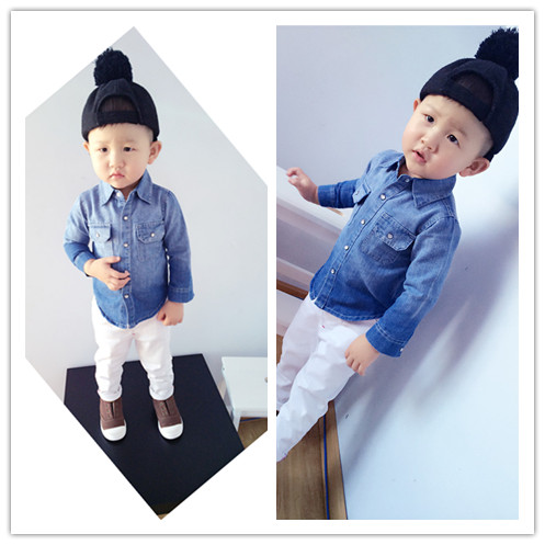 Chemise enfant à manche longue - Ref 2083193