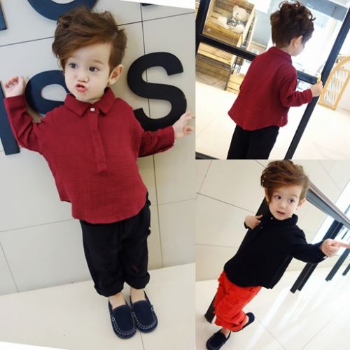 Chemise enfant à manche longue - Ref 2083218