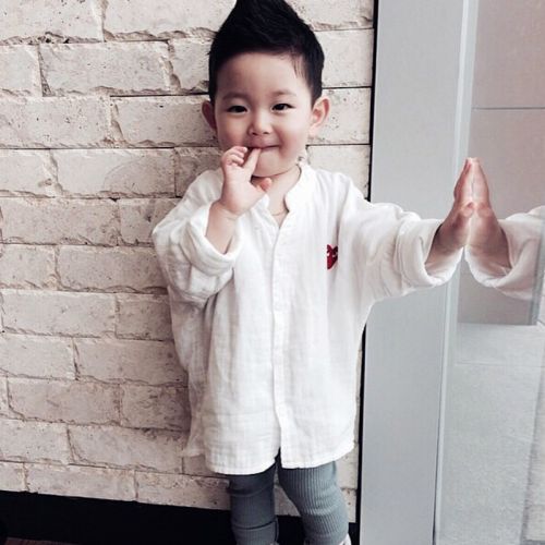 Chemise enfant à manche longue - Ref 2083223