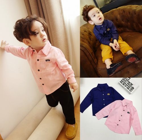 Chemise enfant à manche longue - Ref 2083225