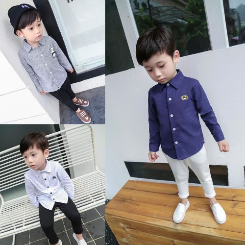 Chemise enfant à manche longue - Ref 2083227