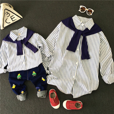 Chemise enfant à manche longue en Toile de coton - Ref 2083228