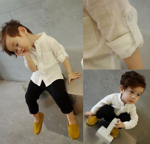 Chemise enfant à manche longue - Ref 2083230
