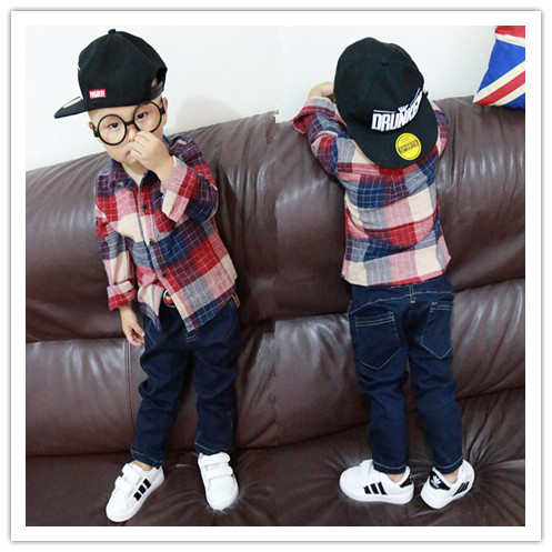 Chemise enfant à manche longue - Ref 2083233