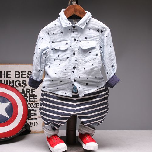 Chemise enfant à manche longue - Ref 2083238