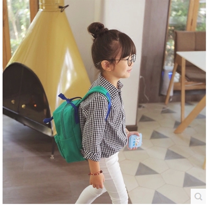 Chemise enfant à manche longue en Toile de coton - Ref 2083265