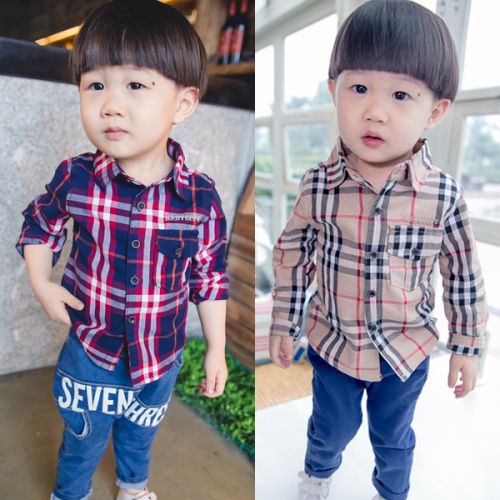 Chemise enfant à manche longue - Ref 2083272