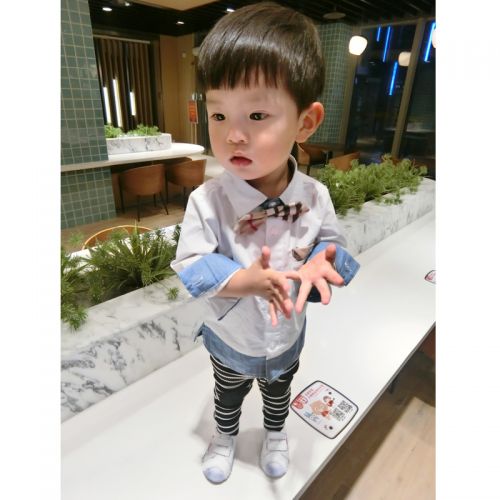 Chemise enfant à manche longue - Ref 2083312