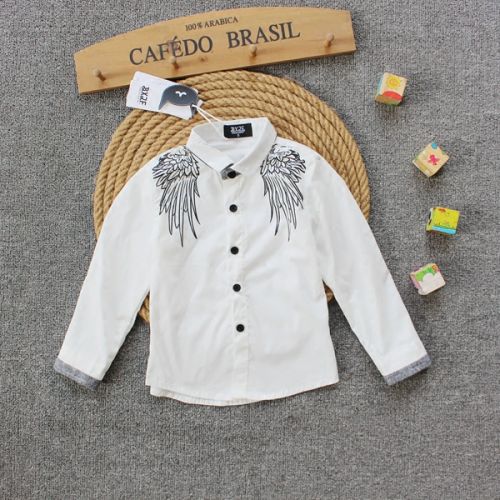 Chemise enfant à manche longue - Ref 2083331
